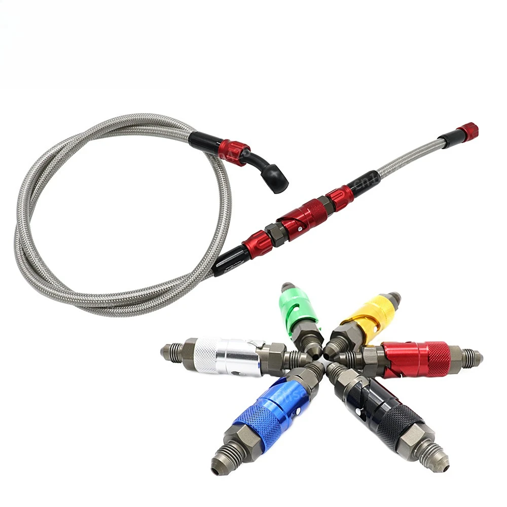 

High Quality Aerospace Aluminum Alloy 800cm to 1200cm Reinforced Hydraulic Motorcycle Brake Hose Braided Brake Tube