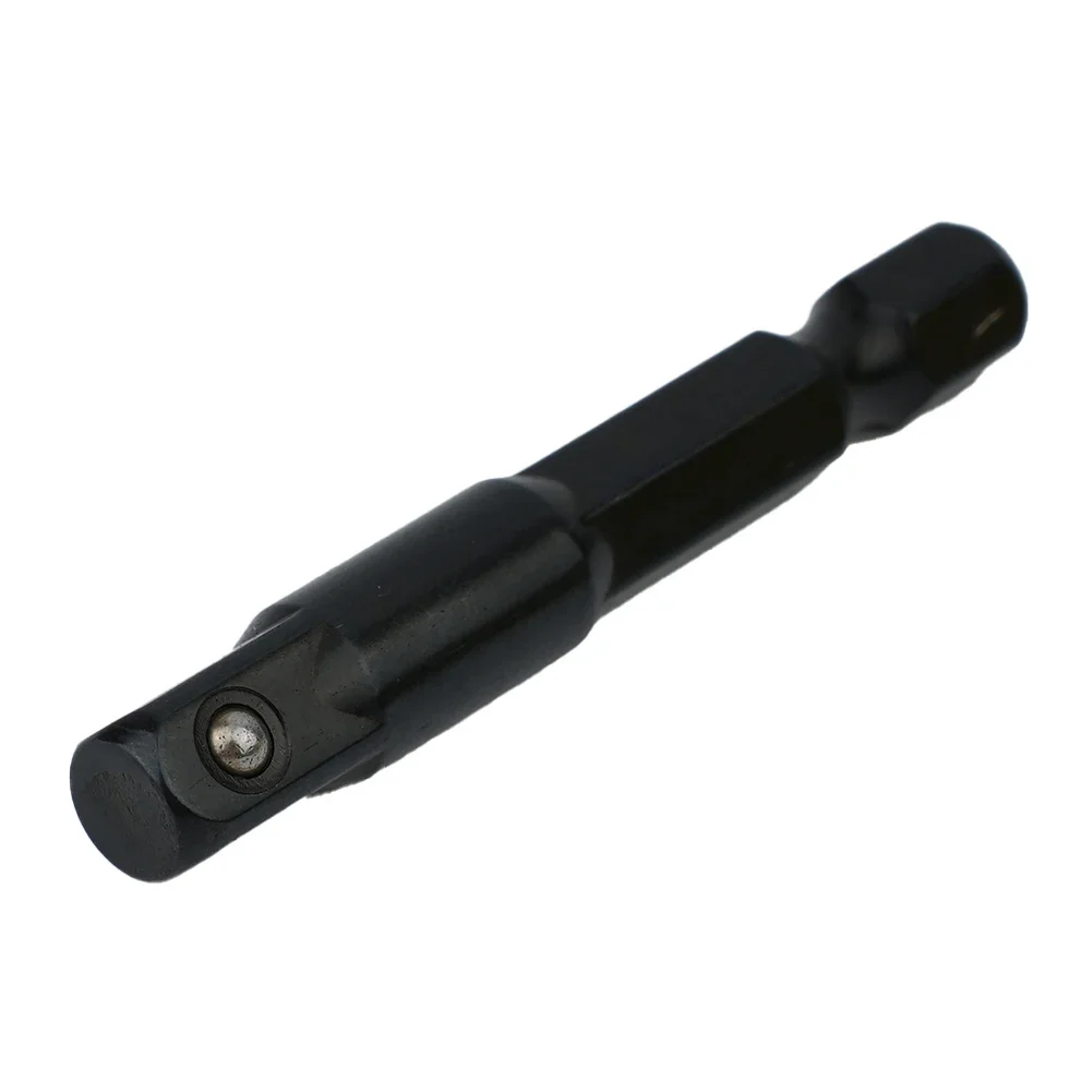3pcs Socket Adapter 1 4 3 8 1 2Inch Nut Driver Sockets Hex Shank 50MM Extension  Hand Tool Short Connecting Rod Socket