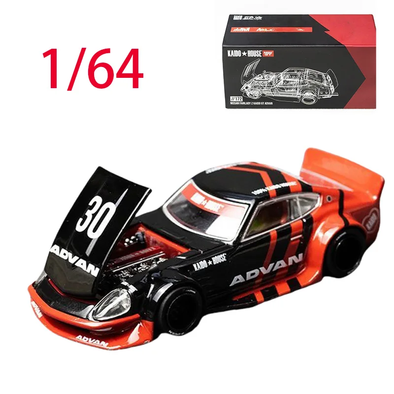 

MINIGT KAIDO, литой под давлением масштаб 1/64, модель автомобиля Nissan Alloy, Nissan Fairlady Lady Z Play, игрушки для мальчиков, оригинальная коробка