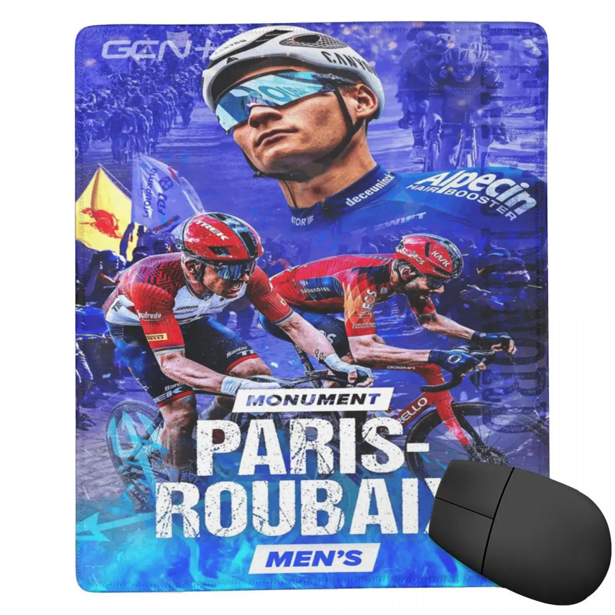 Mathieu Van Der Poel Cyclist MVDP Dutch Cyclist College Mouse Pad Computer Keyboard Mouse Mat Gamer PC Laptop Desk Mat