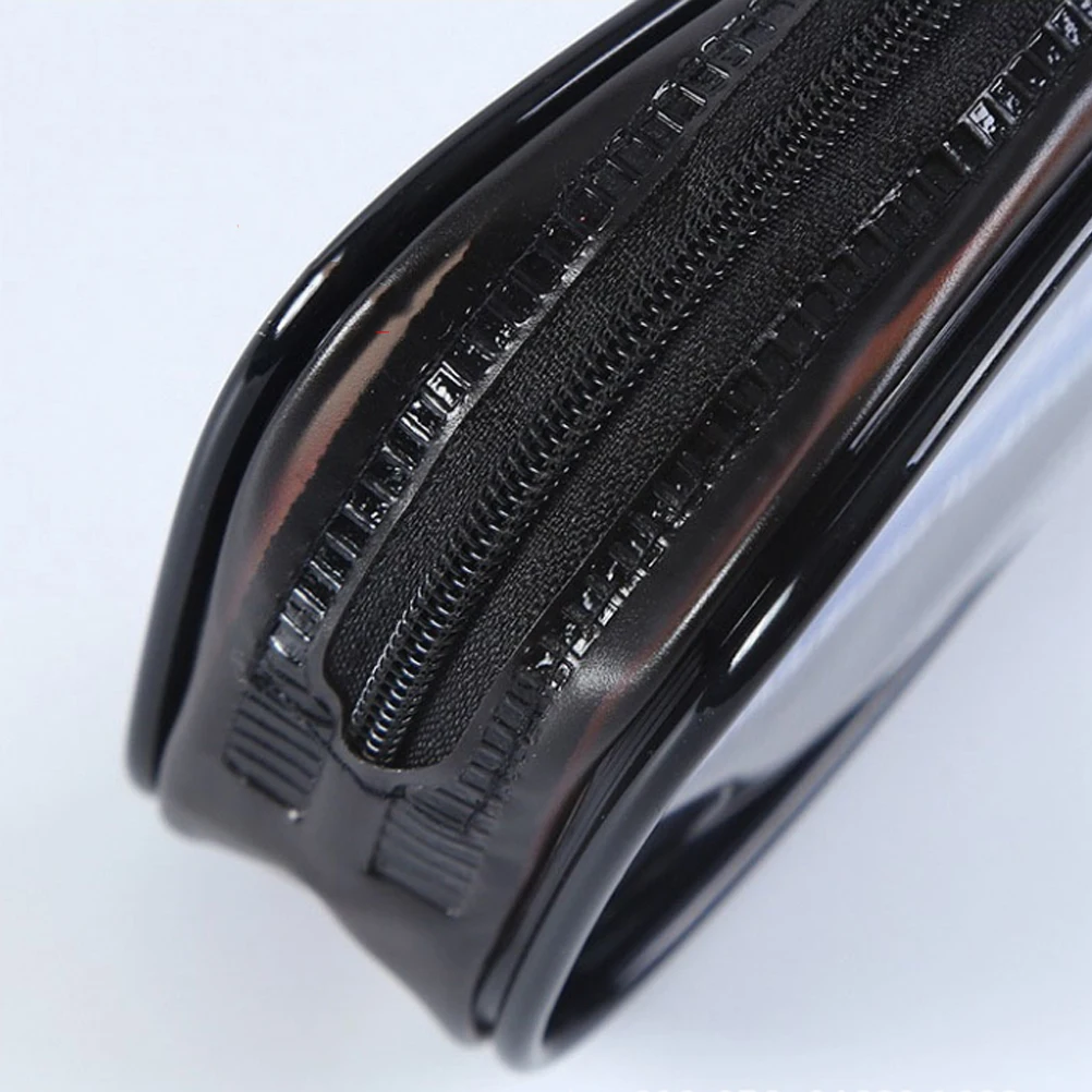 

2 Pcs Pencil Bag Pvc Zipper Pouch Case for Girls Stationery Storage White Holder Bags