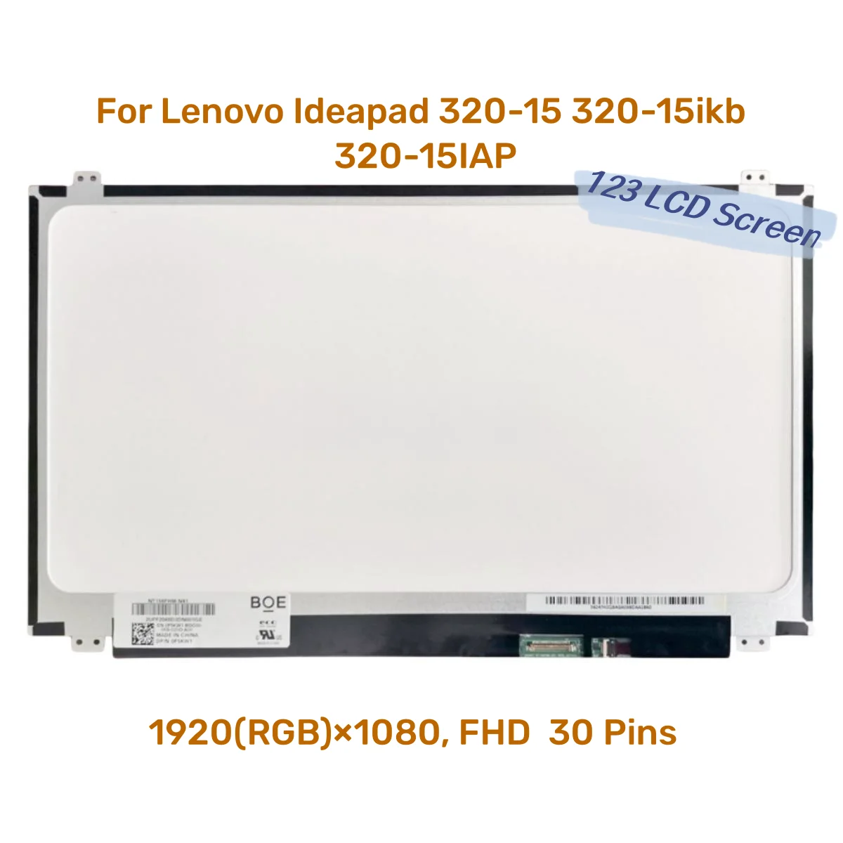 

15,6 Для Lenovo ideapad 320-15 320-15ISK 320-15IKB 320-15IAP 320-15ABR 320-15AST HD или FHD 1920*1080 панель ЖК-экрана