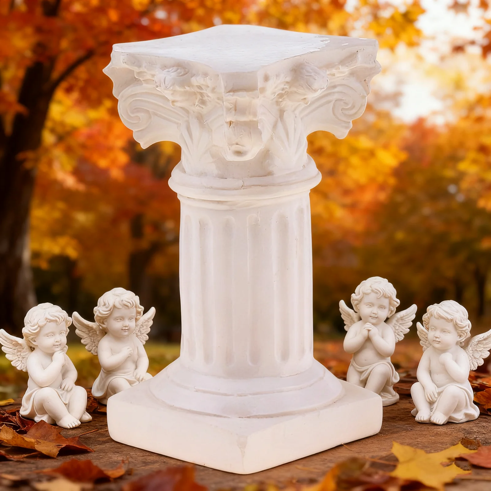 Harz römische Säule Säule Modell Miniatur für Garten Diorama Hof Zubehör