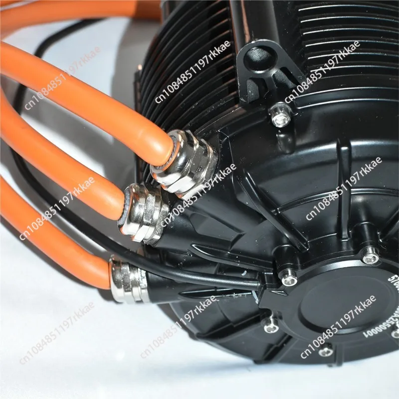 QS165 60H V3 Mid Drive Motor 9000W Dual Hall Sensor 1:2.37 Reduction Gear Spline Shaft for Electric Dirt Bike