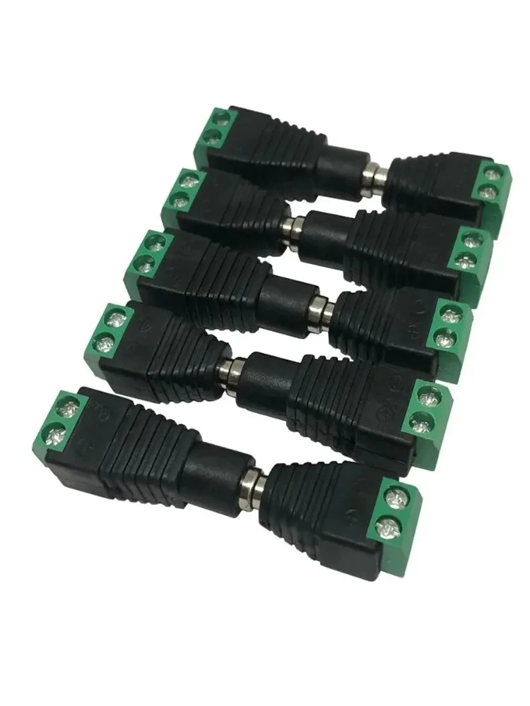 5pairs DC 12V Weibliche Und Männliche Anschlüsse 5,5x2,1mm Power Stecker Adapter Buchsen Steckdosen Für signal Farbe LED Streifen Licht CCTV Kamera