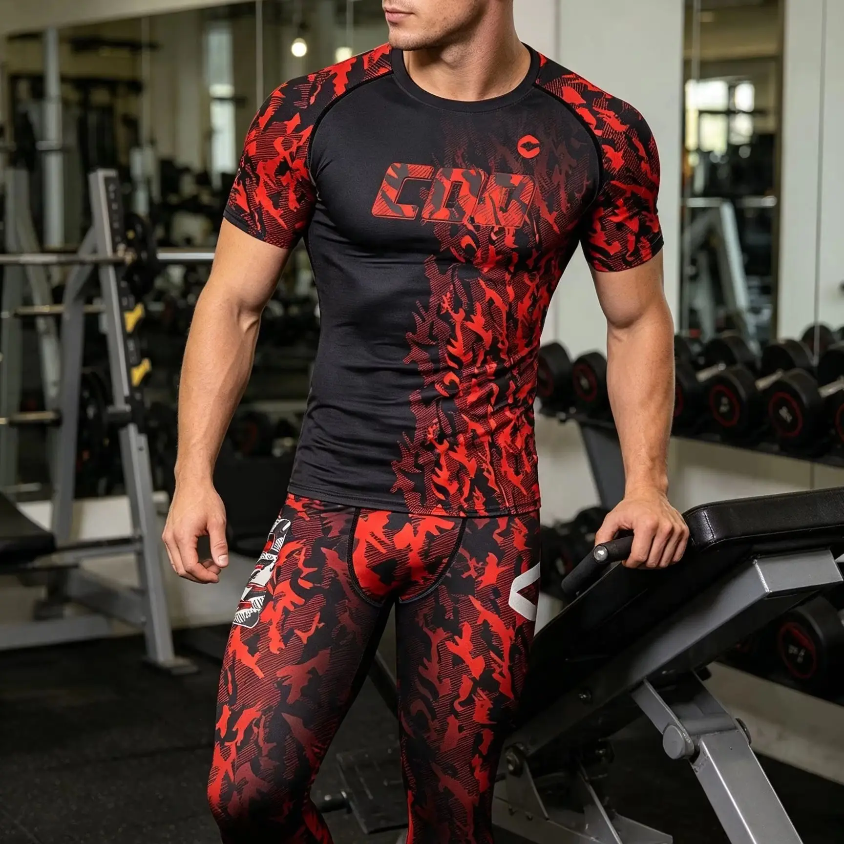 Men's Porfessional Martial Art Muay Thai Sportwear Cody Lundin High Elasticity Kimono Jiu Jitsu Gi Jogging Sport Training Suit