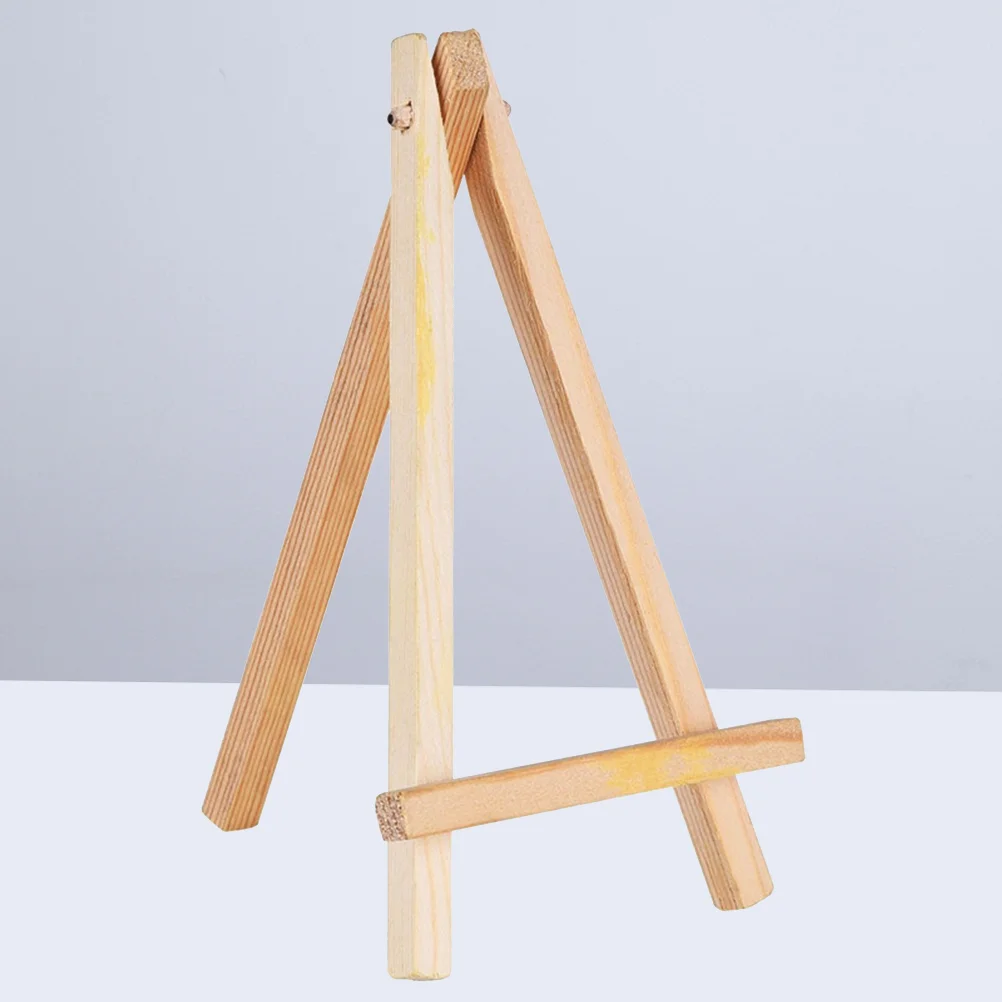 

10 Pcs Easel for Drawing Lectern Painting Mini Wooden Artistic Large Table Display Shelf Show Rack Decorate Child