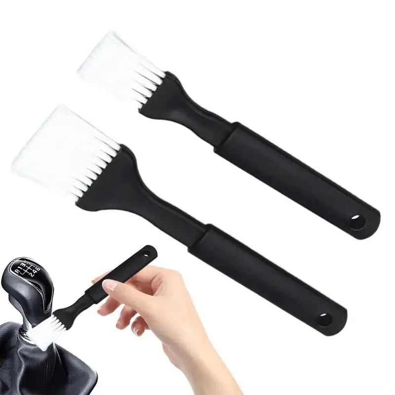 

2pcs Car Detailing Brush Auto Wash Accessories Car Cleaning Tools Car Detailing Kit Vehicle Interior Air Conditioner Supplies