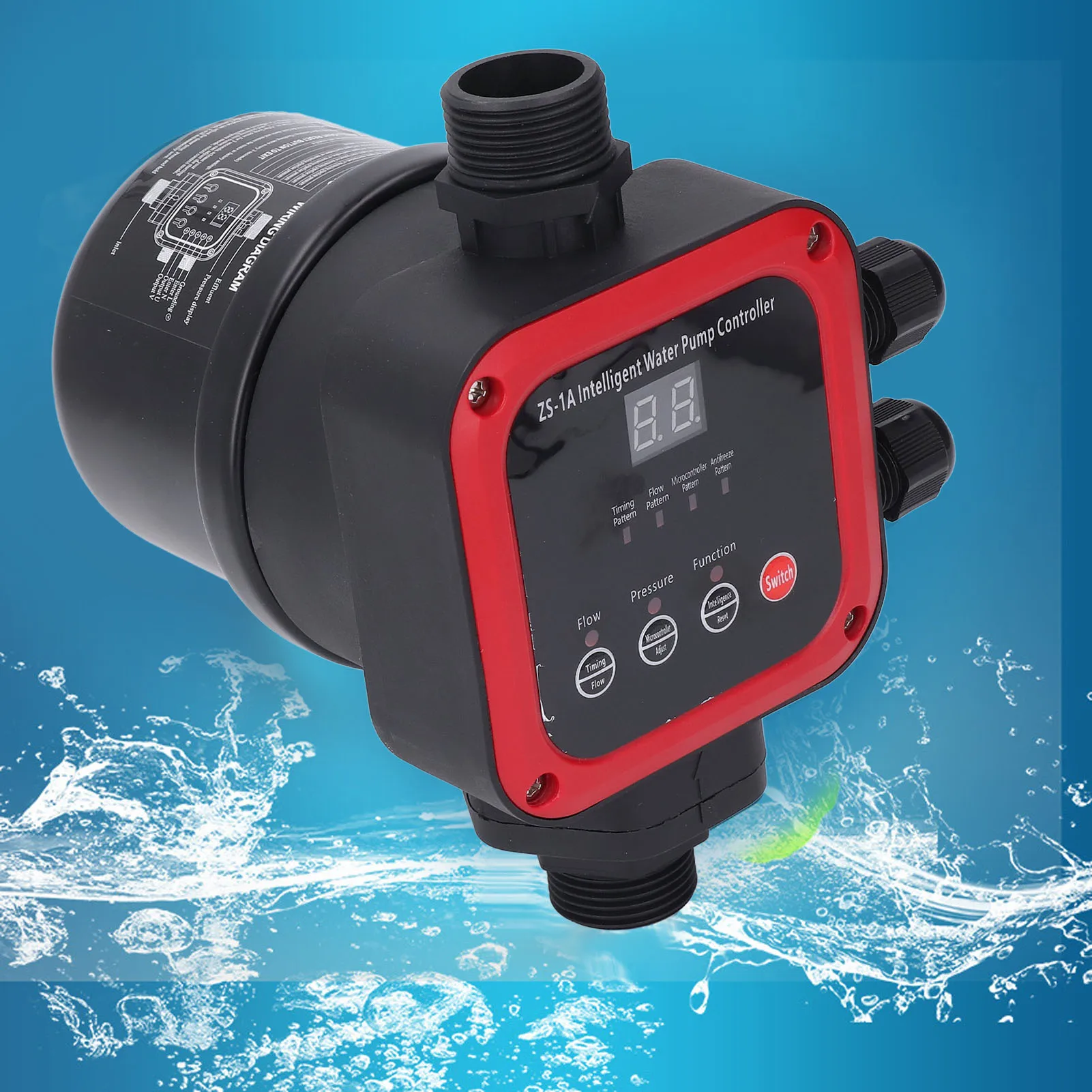 

2.2KW Smart Controller 5 Modes 10Bar Multifunctional Household Pump Controller 220V Intelligent Controller