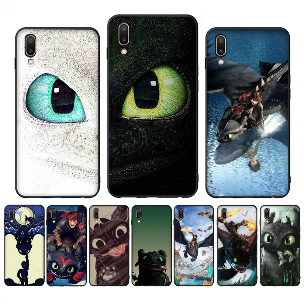 Lovely couple Toothless Fury Dragon Phone Case For Redmi Note 4 X 5 A 6 7 8 T 9 9S 10 11 11S 11Epro Poco M3 pro