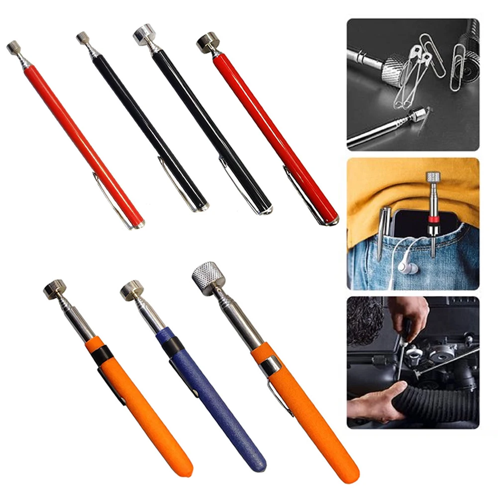 Mini Portable Telescopic Magnetic Magnet Pen Handy Tools Capacity For PickUp Nut Bolt Extendable Pickup Rod