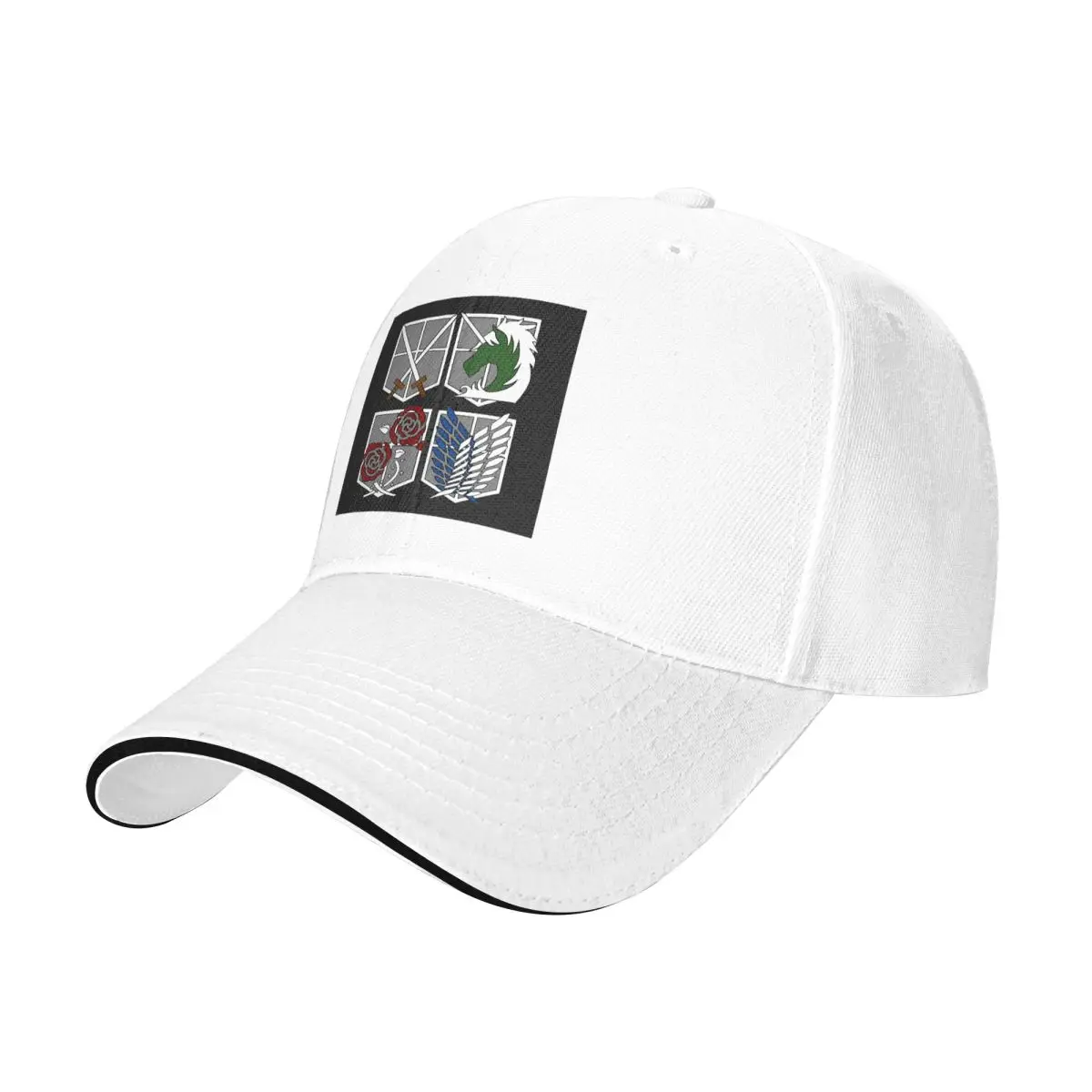 Unisex Baseball Hats Attack On Titan Anime Logo Outdoor Streetwear Summer Sports Baseball Caps Hip Hop Cap Casquette Hats