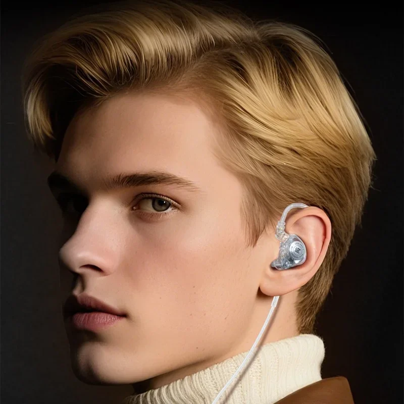 KZ  EDXPRO2 EDX PRO 2 Dynamic in Ear Earphone HIFI Bass Headset 3.5MM Tpre-c Plug Optional 2PIN Detachable Cable