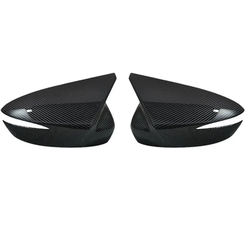 

A42M-Car Rear View Mirror Cover Side Mirror Shell Carbon Fiber Trim For Mazda CX-3 CX-4 2015-2019 CX-5