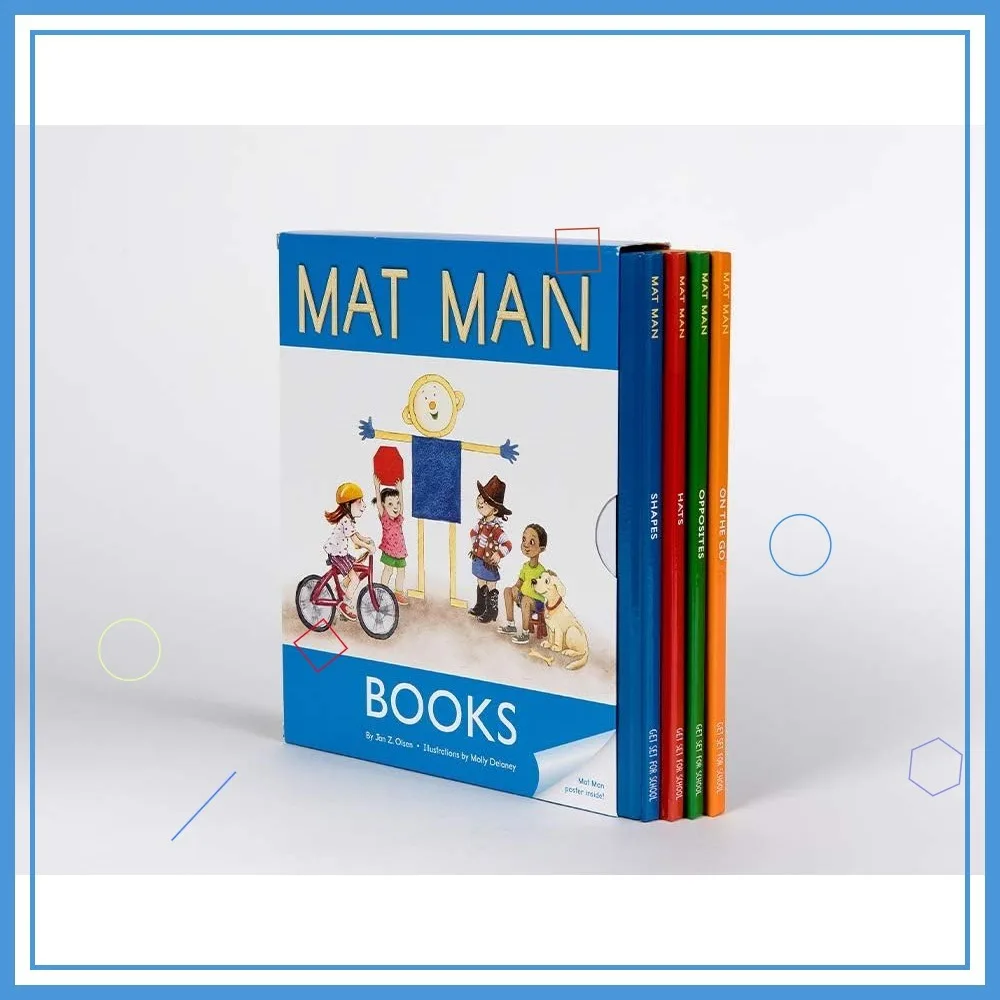 

Mat Man Book Set for Pre-K & Kindergarten, Handwriting Without Tears, Circle Time Read Aloud for School or Home