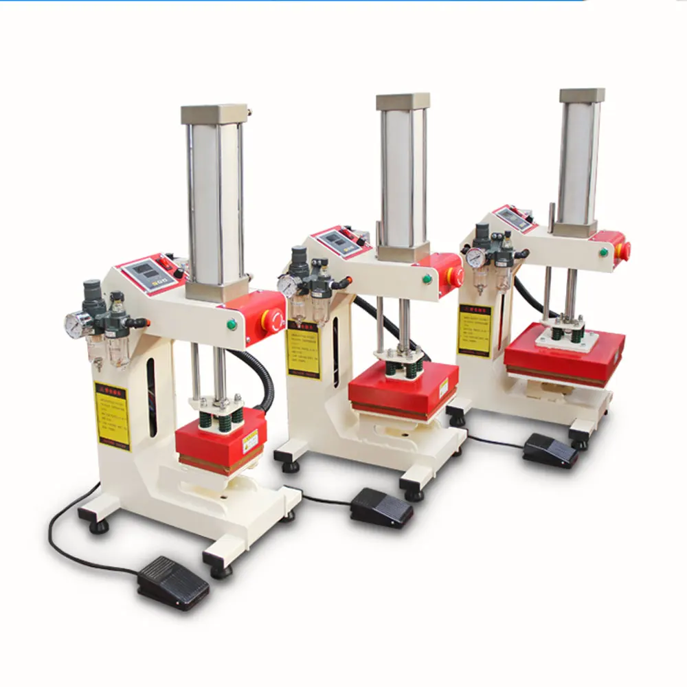 

15x15 Pneumatic Single Station Hot Stamping Machine Automatic Heat Transfer Printing Machine Clothing Pattern Equipment