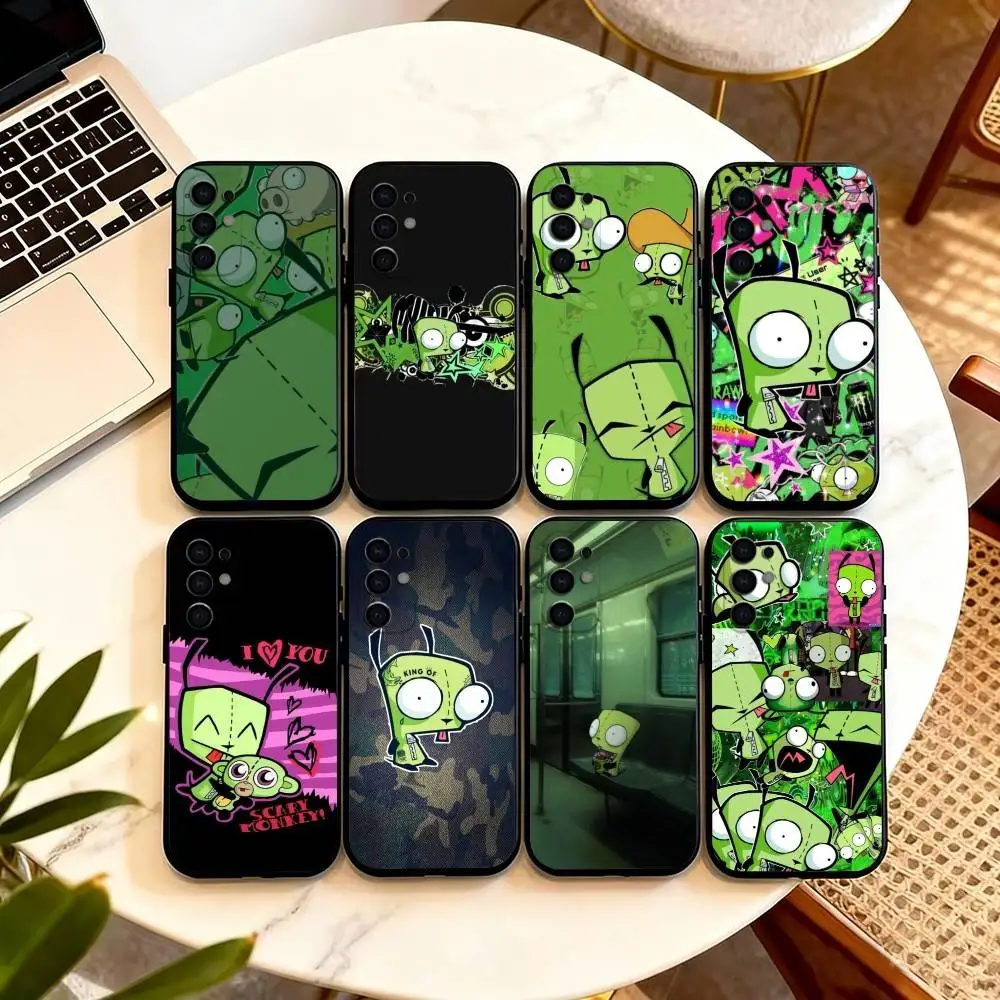 

Madness Invader Z-Zim Gir Phone Case Black Silicone Soft For Samsung S25,S24,S21,S22,S23,S30,Ultra,S20,Plus,Fe,Lite
