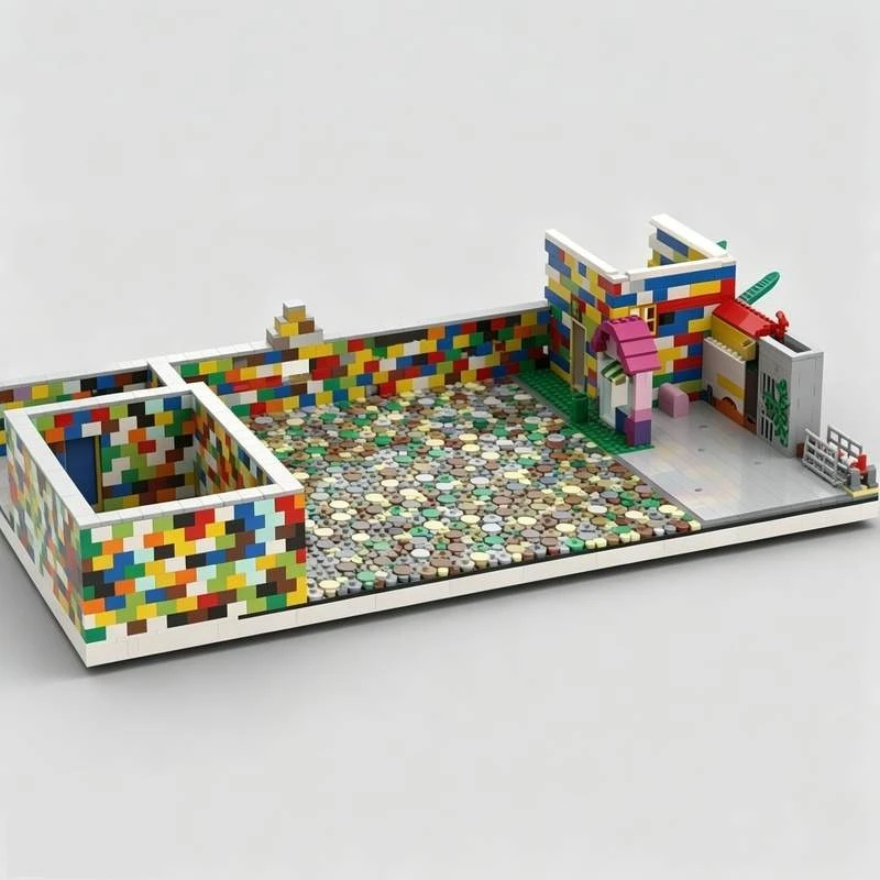 NEW 3332PCS MOC Concert Stage Entertainment Model Creative Building Blocks DIY Assembly Puzzle Educational Toy Collection Gift