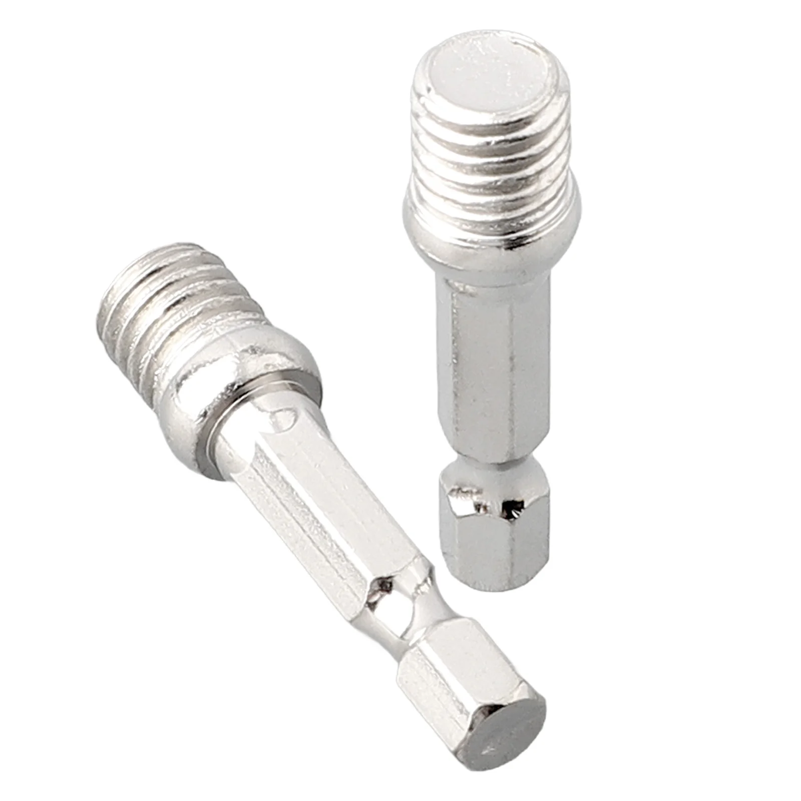 

2pc M10 Thread Connecting Rod for Polishing Discs and Power Tool Accessories Compatible with 1/4 Inch Hex Shank and 6mm Shank