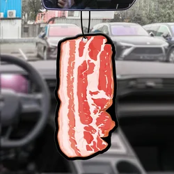 Car Aromatherapy Perfume Air Freshener Japanese Cartoon Animation Rearview Mirror Fragrance Pendant Toilet Air Vent Bacon