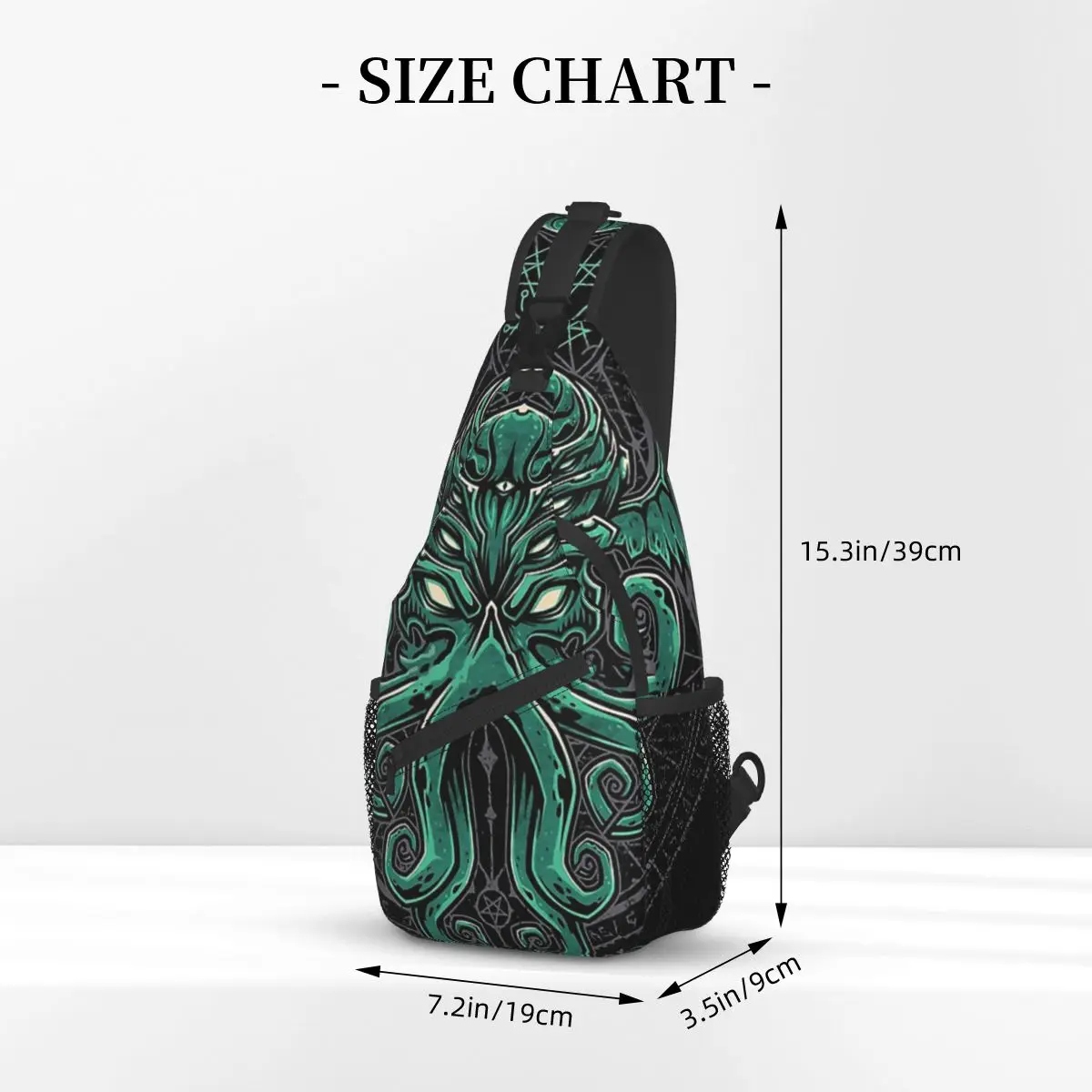 The Call of Cthulhu Crossbody Bag Sports Great Chest Bag Unisex Women Man Fashion Shoulder Backpacks Travel