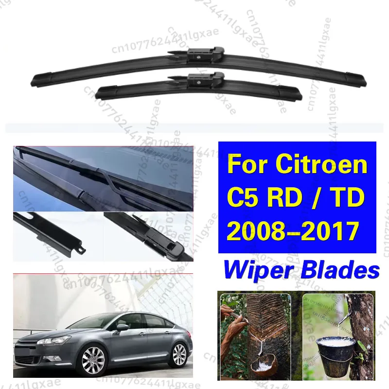 

Передние щетки стеклоочистителя для Citroen C5 RD/TD 2008-2017 2009 2010 2011 2012 2013, лобовое стекло, переднее окно 28 "+ 22"