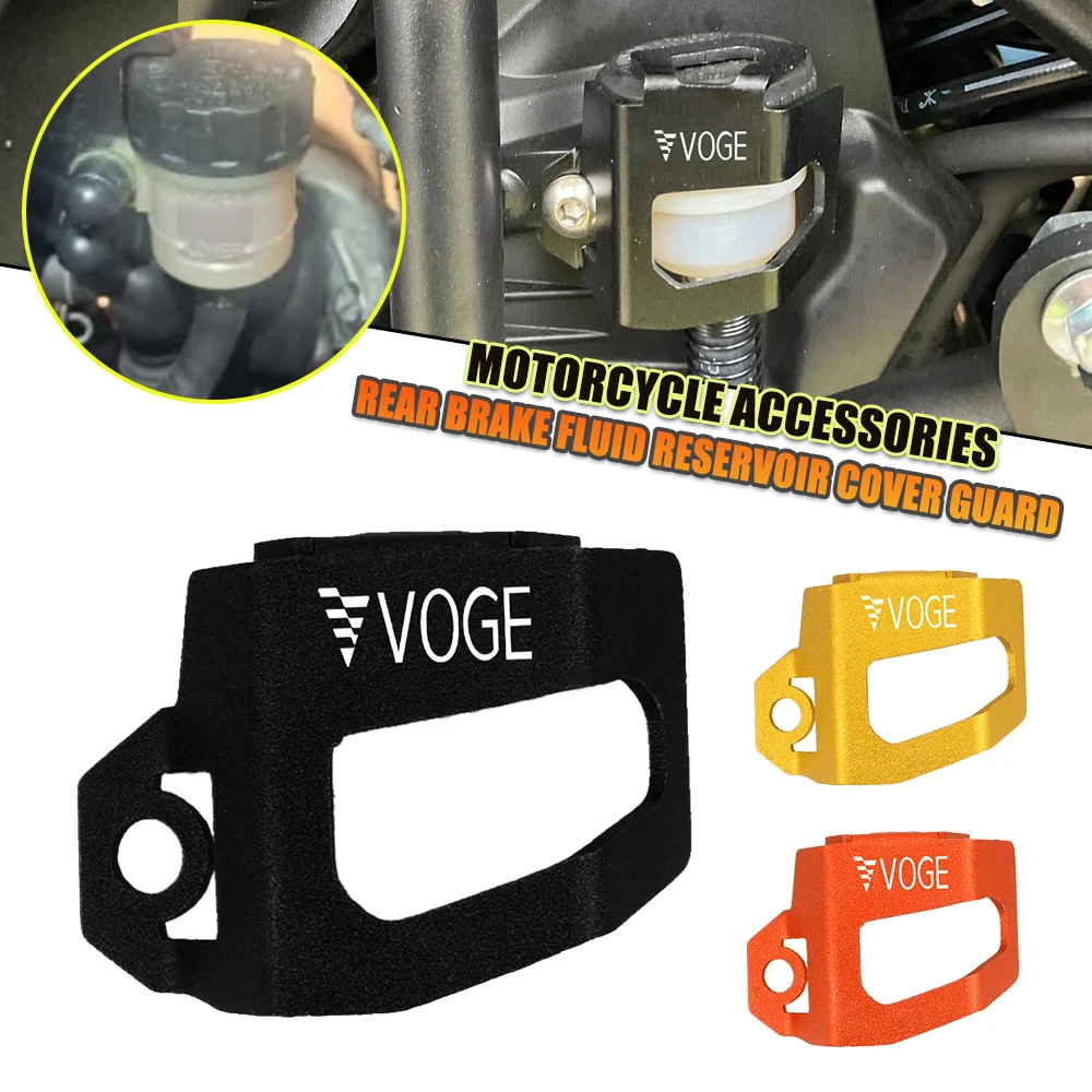 

Motorcycle Accessories For VOGE 300 Rally GY 300Gy 300R 300RR 500R 525R Rear Brake Fluid Reservoir Cover Guard Tank Protector