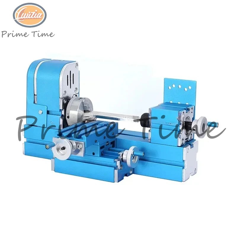 W10003 20000rpm Mini Lathe Woodworking Machinery Processing Teaching Model, DIY Metal Universal Machine Mini Lathe