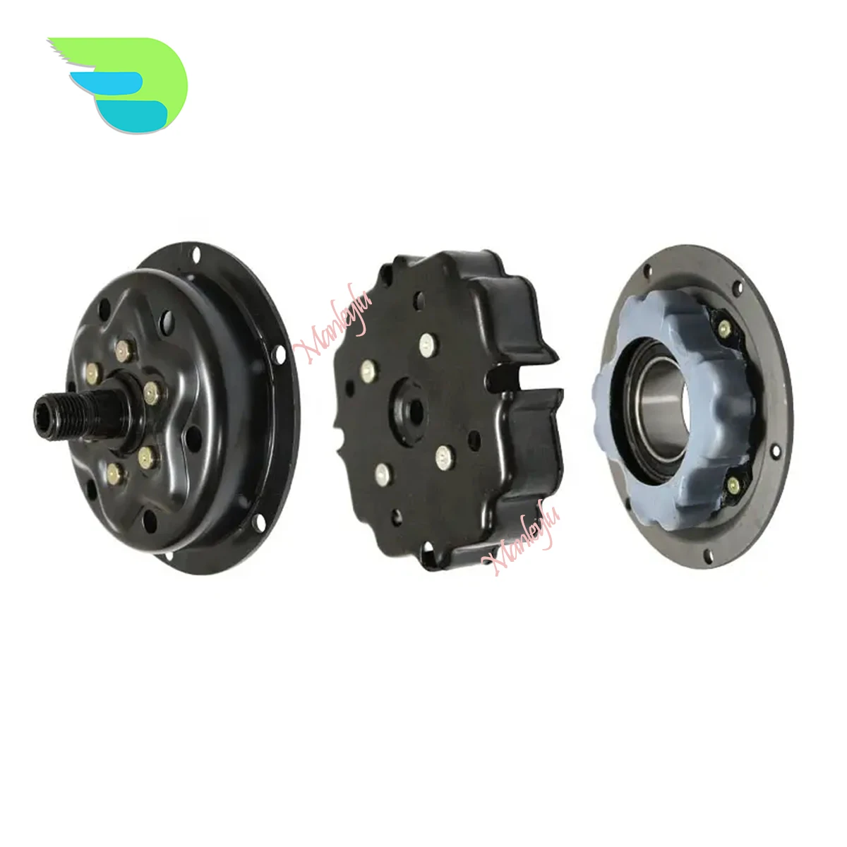 AC Compressor Clutch Pulley For VW TOUAREG TRANSPORTER T5 2.5 5.0 7H0820805C 7H0820805E 7H0820805F 7H0820805A 7H0820805B