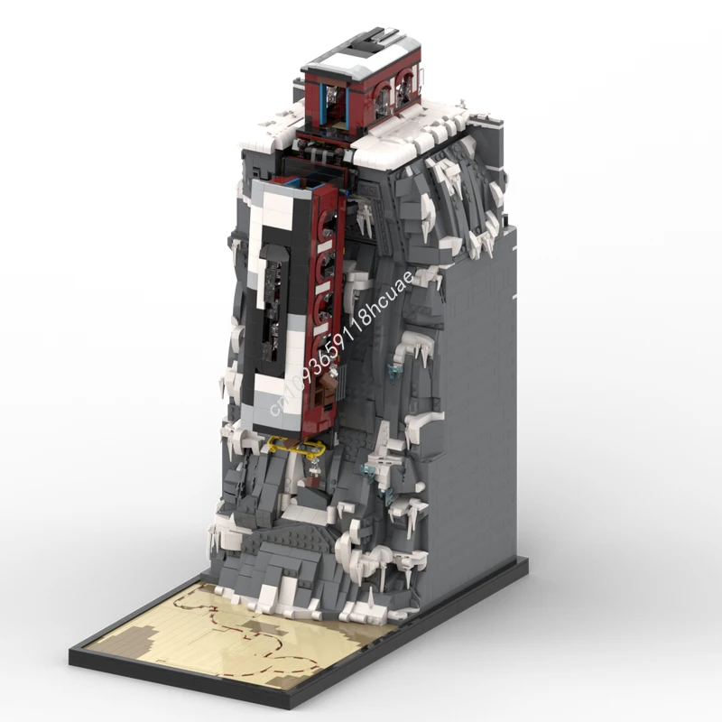 4694 قطعة MOC قطار مجهول منزعج ديوراما نموذج ألعاب مكعبات البناء لتقوم بها بنفسك فكرة عيد الميلاد الحرفية هدايا عيد الميلاد