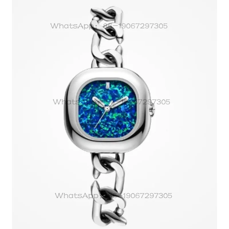 Elegant Women Quartz Watch Sparkling Dial Metal Bracelet Birthday Gift Wristwatch