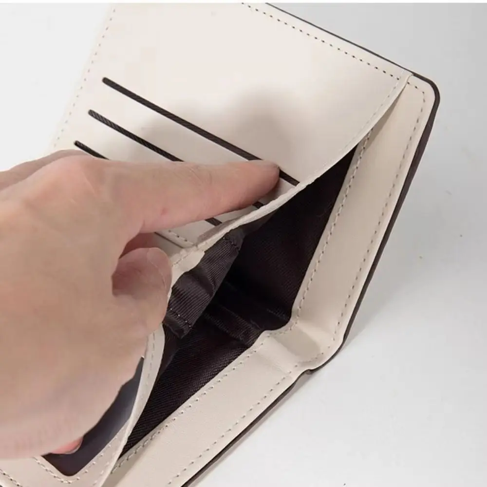 

New PU Leather Women Short Wallet Zipper Hasp Multi-Cards Coin Purse Small Flowers Slim Small Wallet Women