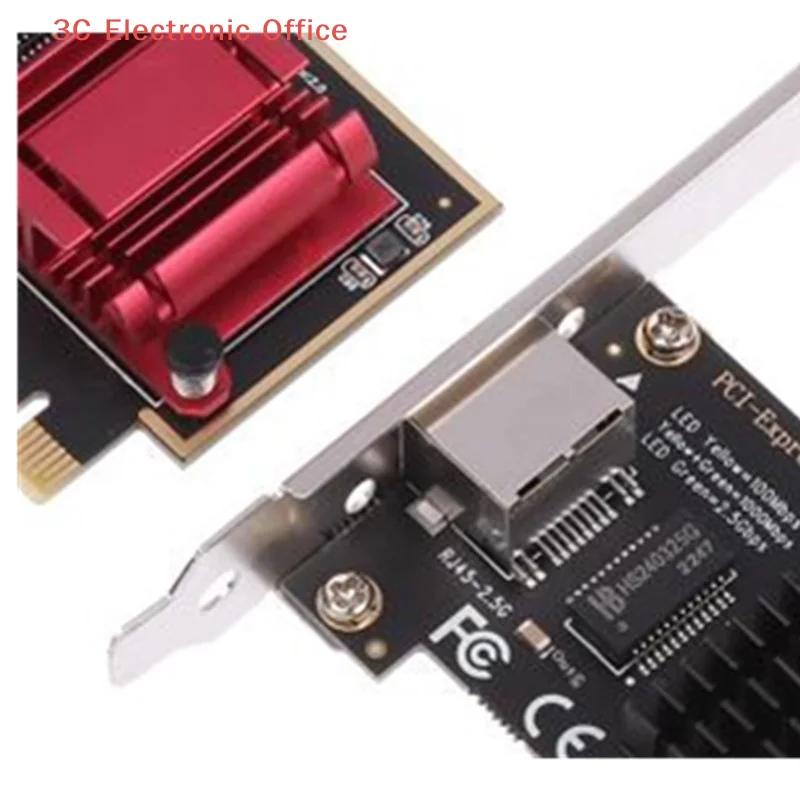 [3SC] 2.5G Network Card PCI E Desktop Computer Gigabit Ethernet Card With PXE Diskless Boot For Gaming