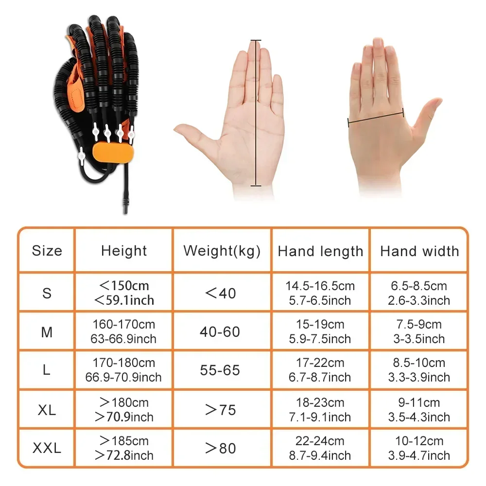 Rehabilitation Robot Glove Stroke Hemiplegia Hand Exerciser Finger Training Device Hand Function Rehabilitation Trainer