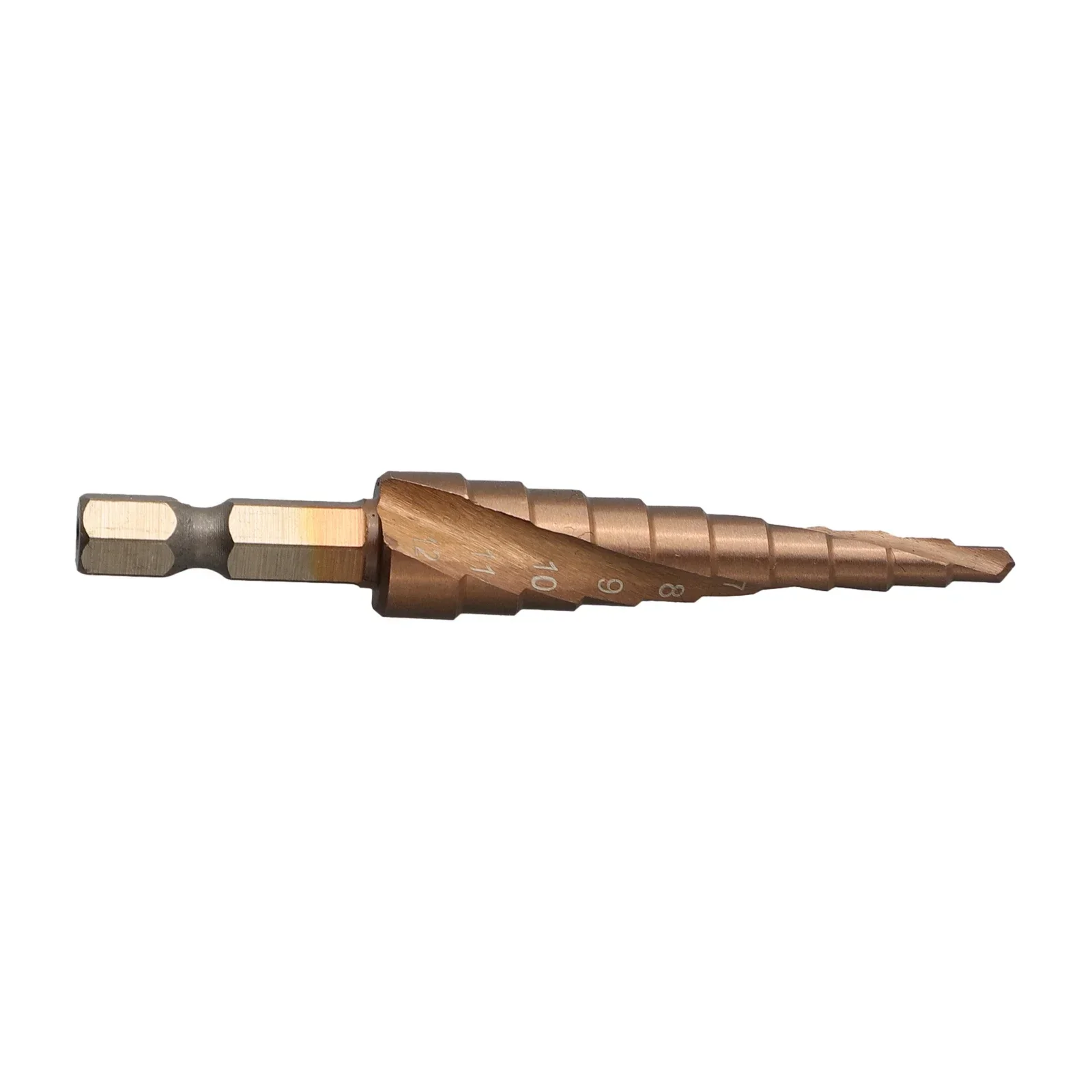 1PC M35 5% Cobalt Step Drill Bit 3-12/4-22/6-24mm HSS-CO Hex Handle Cone Metal Drill Bit  Suitable Pistol Drill Brocas