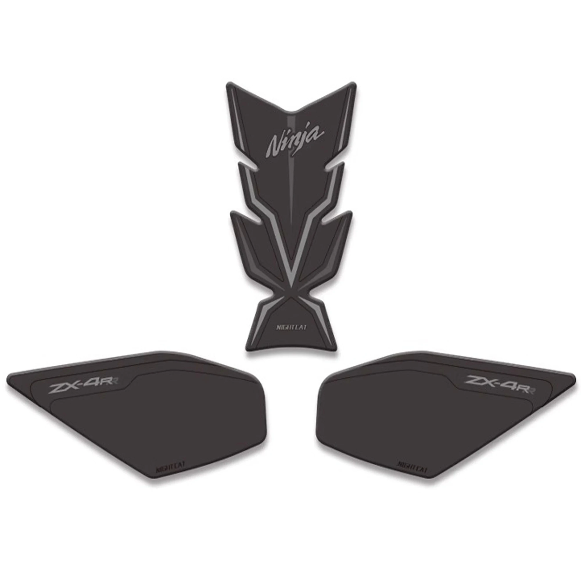 

Совместим с ZX-4R ZX4R/RR 2023, комплект накладок на топливный бак мотоцикла, боковая защита колена для топлива, наклейка, защита топливного бака