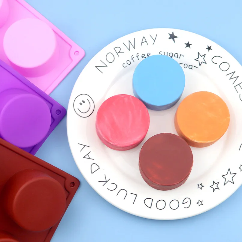 Wholesale 8-Cylinder Silicone Cupcake Mold Aromatherapy Candle Moulds for Baking And Crafting138