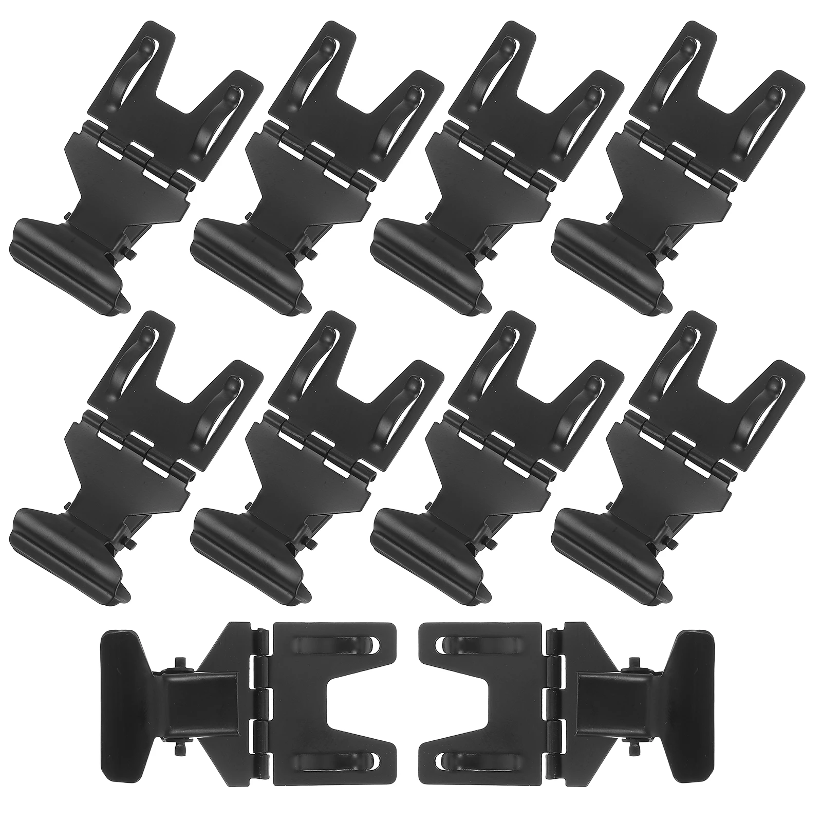 10pcs Price Tag Holder Clips Rotatable Menu Retail Iron Bread Store Card Shelf Supermarket Sign Clips Mall Display Board