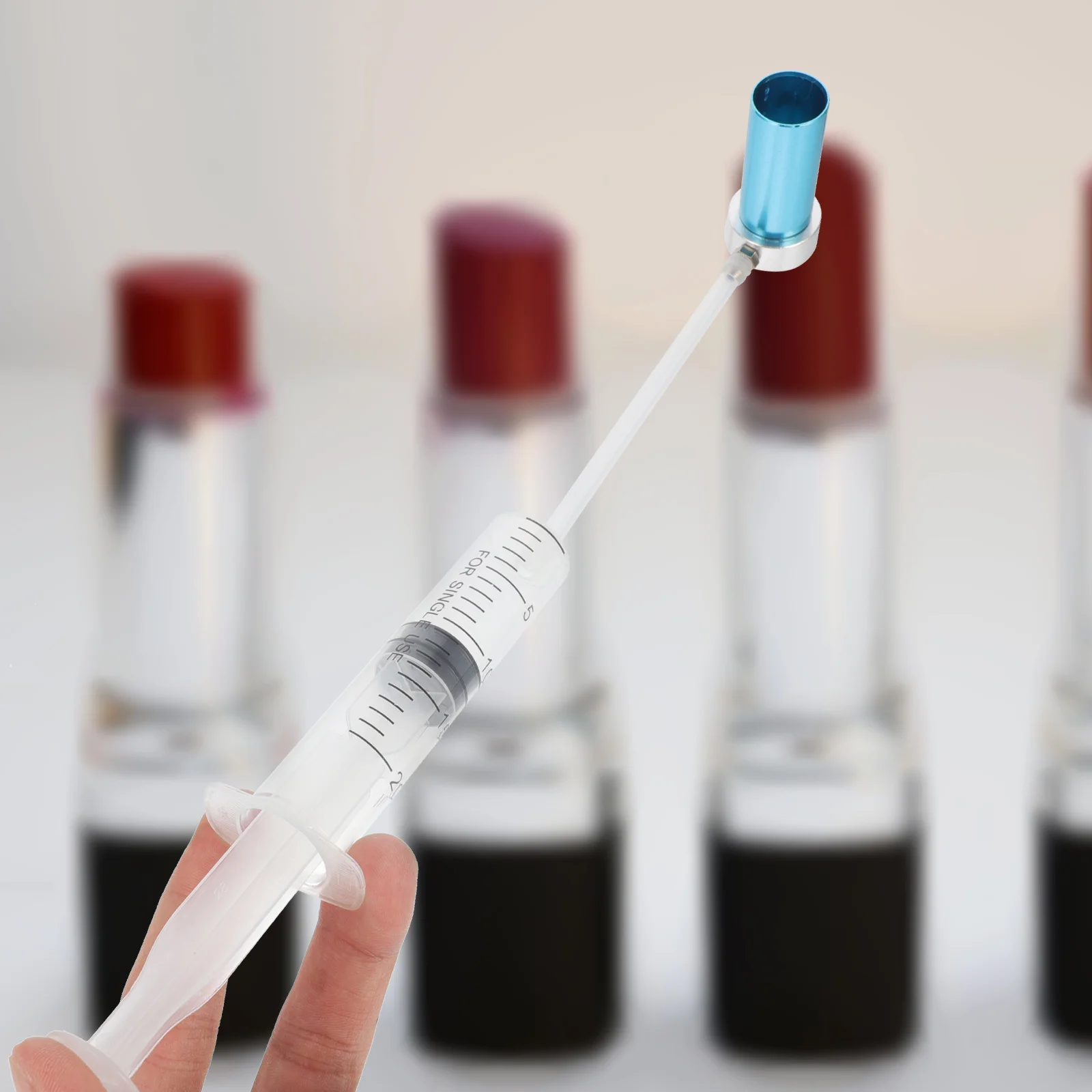 2Sets Lipstick Mold DIY Silicone Mold Tool Set Duurzaam Veilig voor Lippenbalsem Maken Handgemaakte Ambachten Accessoire DIY Supply