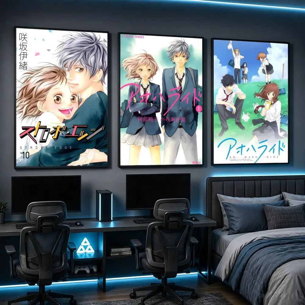 anime Ao Haru Ride Poster HD Poster Anime Aesthetic Wall Art For Game Anime Lovers Bedroom Gaming Room Decor Ideal Gift