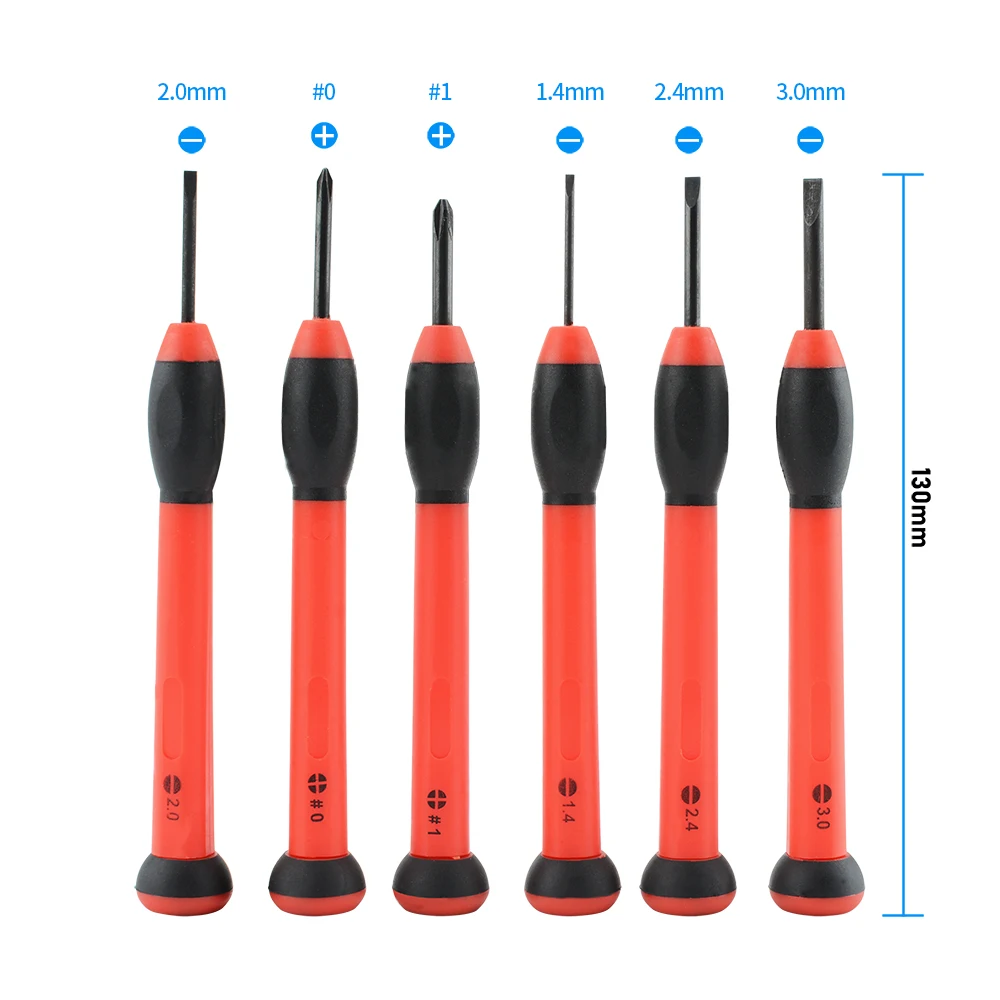 6pcs CRV Phillips Screwdriver Glasses Toy Phone Repair Tool Precision Screwdriver Sets