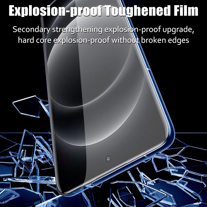 One-click Installation Anti Spy Glass For Xiaomi 15 14 13 12X 12S Ultra Civi 4 3 Redmi Note 14 Pro Plus Curved Screen Protector