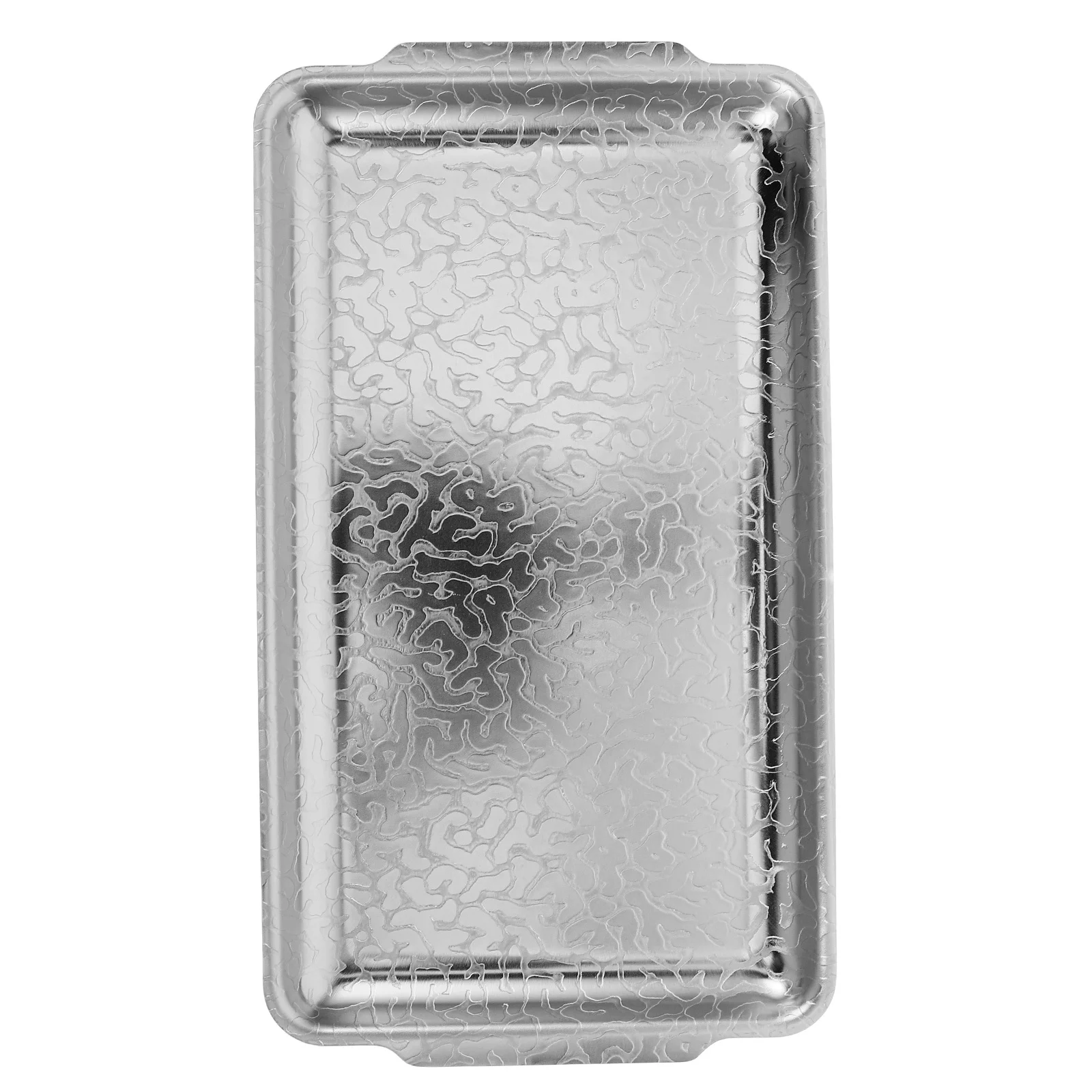 

Thickened Stainless Steel Bbq Griddle Korean Warming Plate for Meat and Vegetables Gas Stove Silver Tray