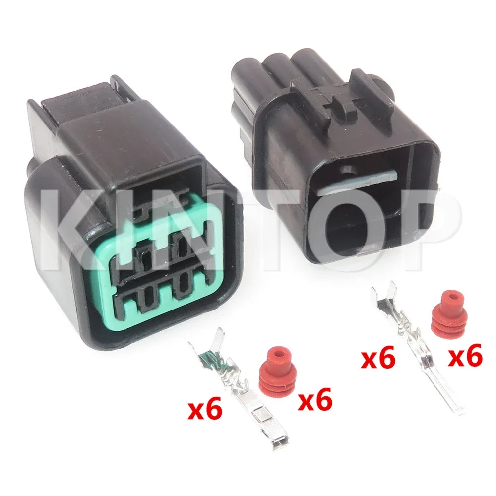 1 Set 6 Pins PB621-06020 PB625-06027 Auto Sealed Socket AC Assembly For KIA Hyundai Car KUM Type Oxygen Sensor Cable Connector - Detail 1
