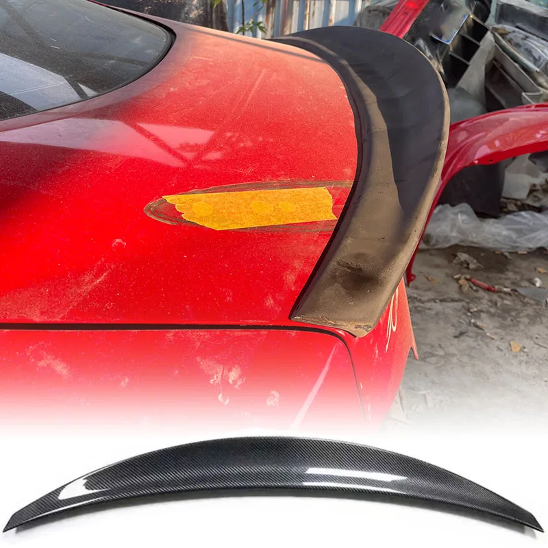 ل 2009-2015 هيونداي جينيسيس كوبيه ألياف الكربون الخلفي المفسد HK نمط الأمتعة مقصورة غطاء الجناح الخلفي اكسسوارات طقم الجسم #4