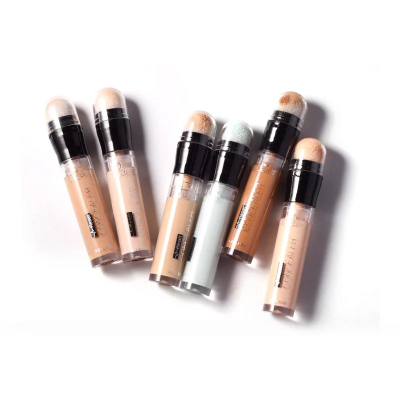 Pudaier Mushroom Liquid Concealer Face Makeup Dark Circles Corrcetor Blue Cream Make up Cosmetics Smooth Foundation Soft Pen 1Pc