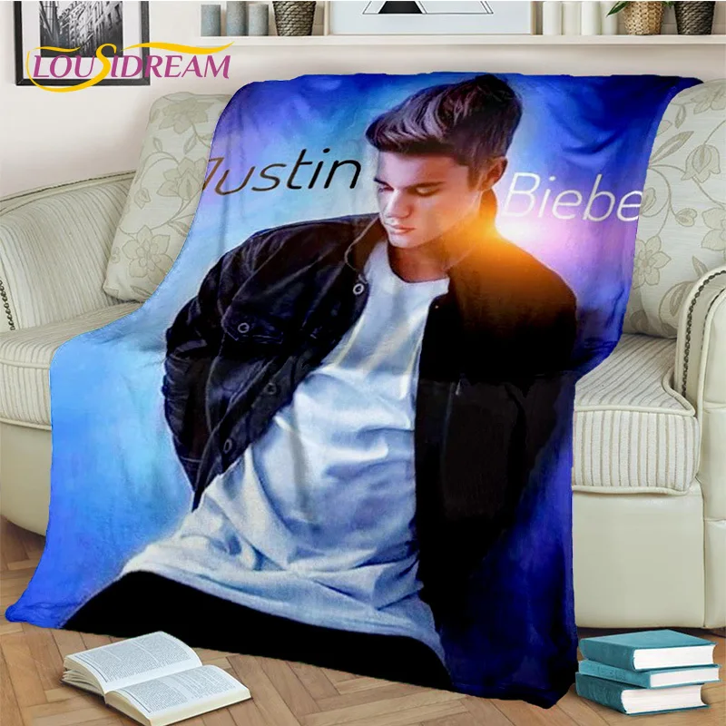 Popular Singer Justin Bieber JBiebs Blanket,Soft Throw Blanket for Home Bedroom Bed Sofa Picnic Travel Office Cover Blanket Kids