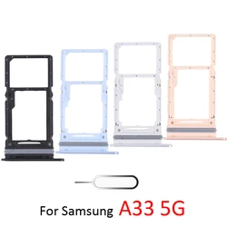 New SIM Chip Tray Slot Adapter For Samsung A33 5G A336 A336E A336B A336M Phone SD Holder Card Tray With Replacement Tools