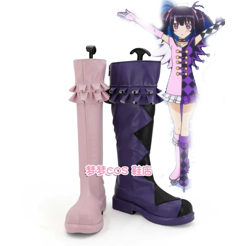 Anime Pretty Rhythm‌ Chris Kaname‌ Cosplay Shoes Kaname Amamiya Boots Carnival Halloween Costume Accessories Props Boots