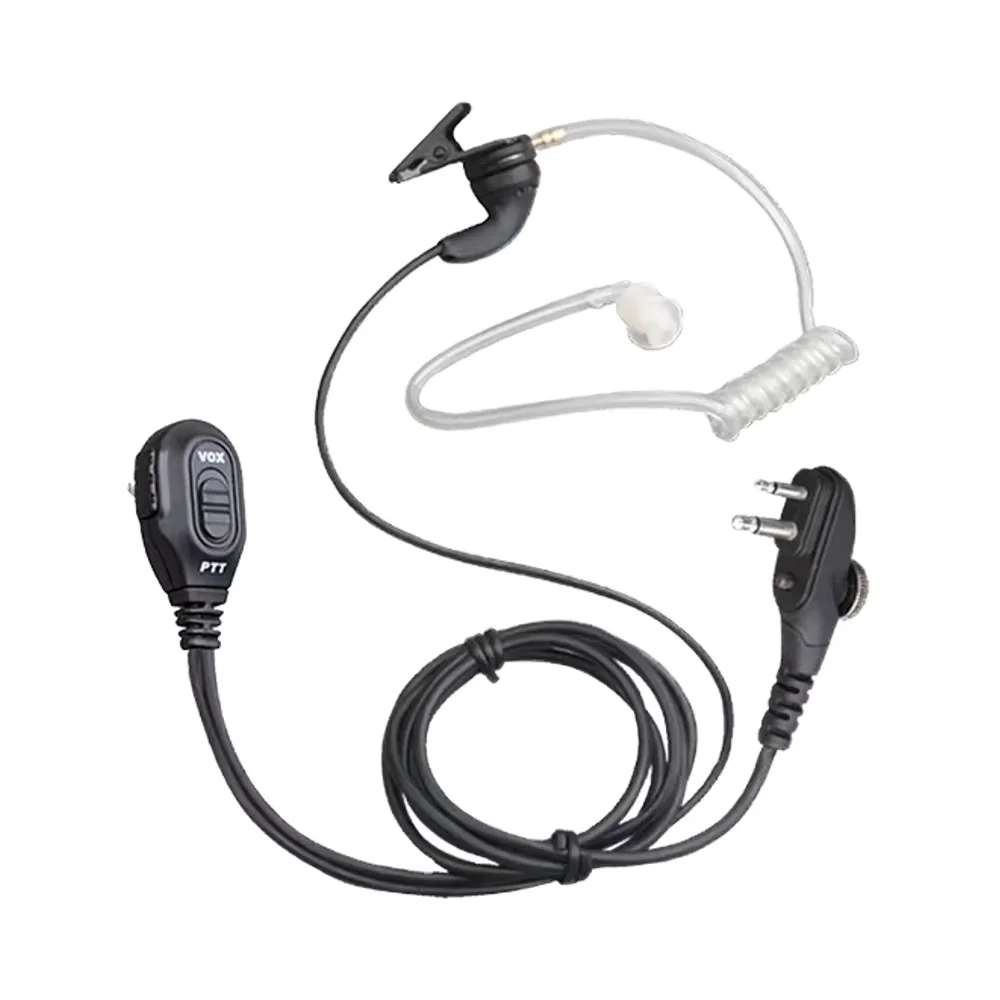 EAN12 Air Tube PTT Mic Earpiece Headset for Hy Handheld Mobile Digital Communication Accessory for Walkie Talkie